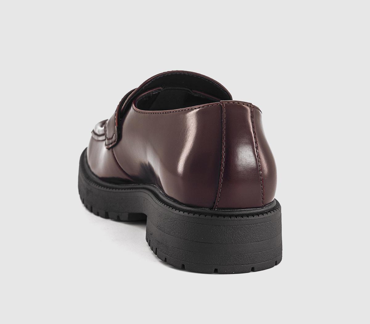 OFFICEChesil Chunky High Cut LoafersBurgundy