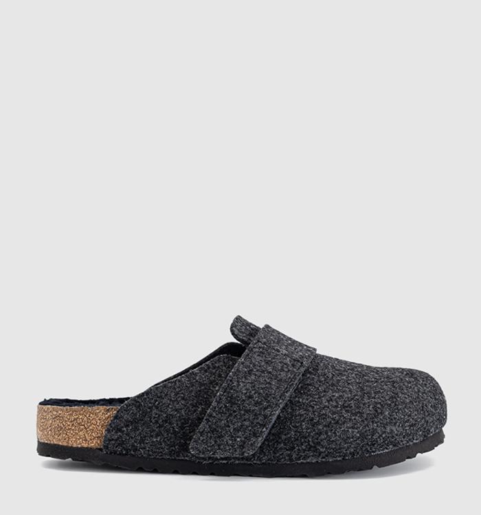 BIRKENSTOCK Loma Clogs Anthracite Felt