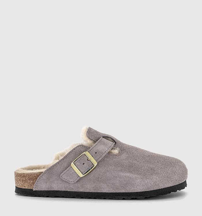 BIRKENSTOCK Boston Shearling Shimmer Shoes Purple