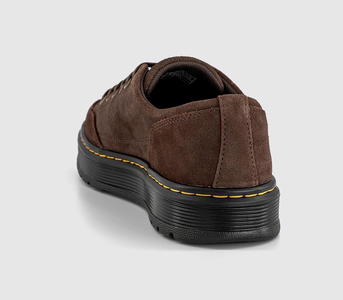 Dr. MartensBrookline 6 Eye ShoesDark Brown Bronx Suede