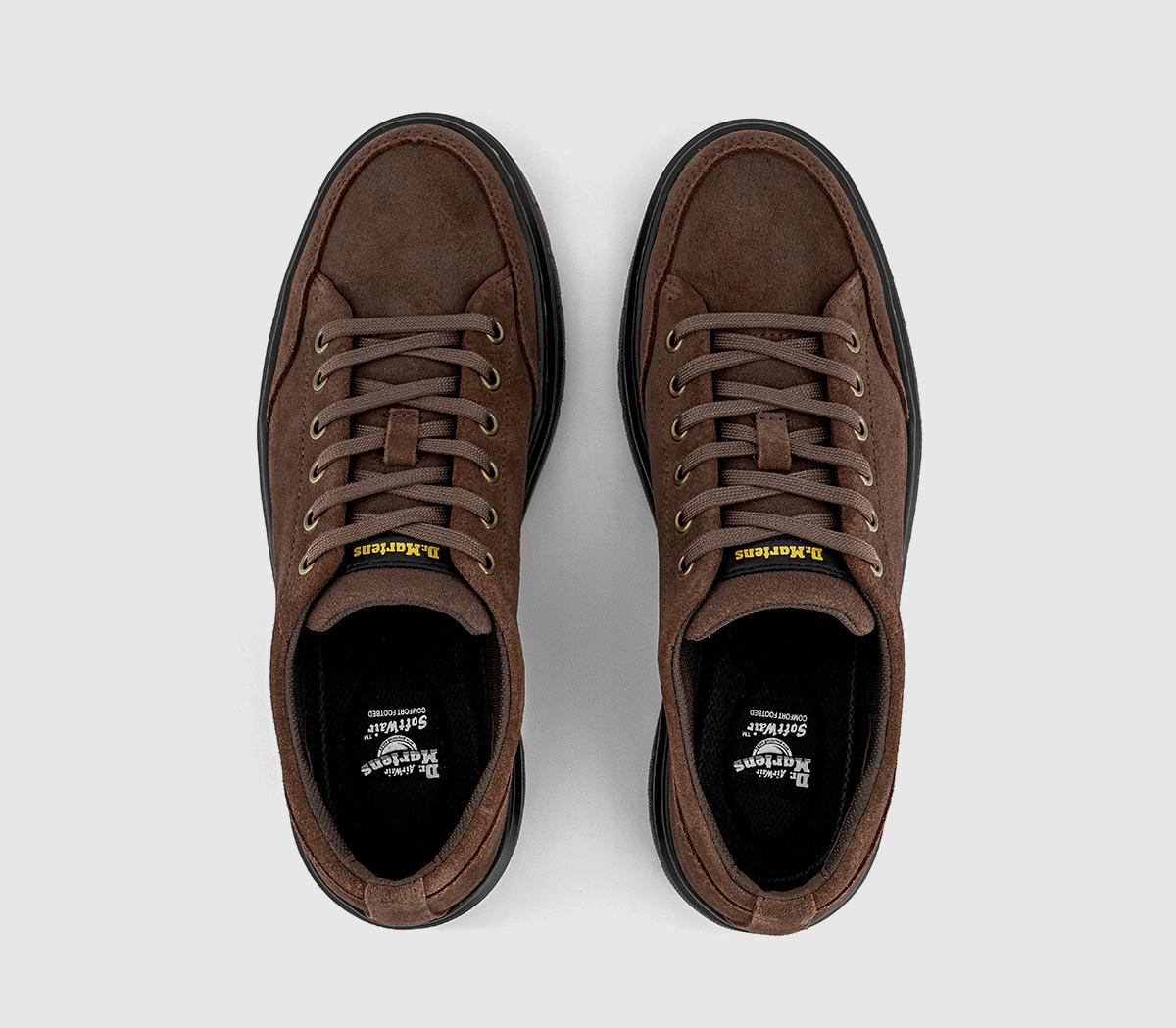 Dr. MartensBrookline 6 Eye ShoesDark Brown Bronx Suede