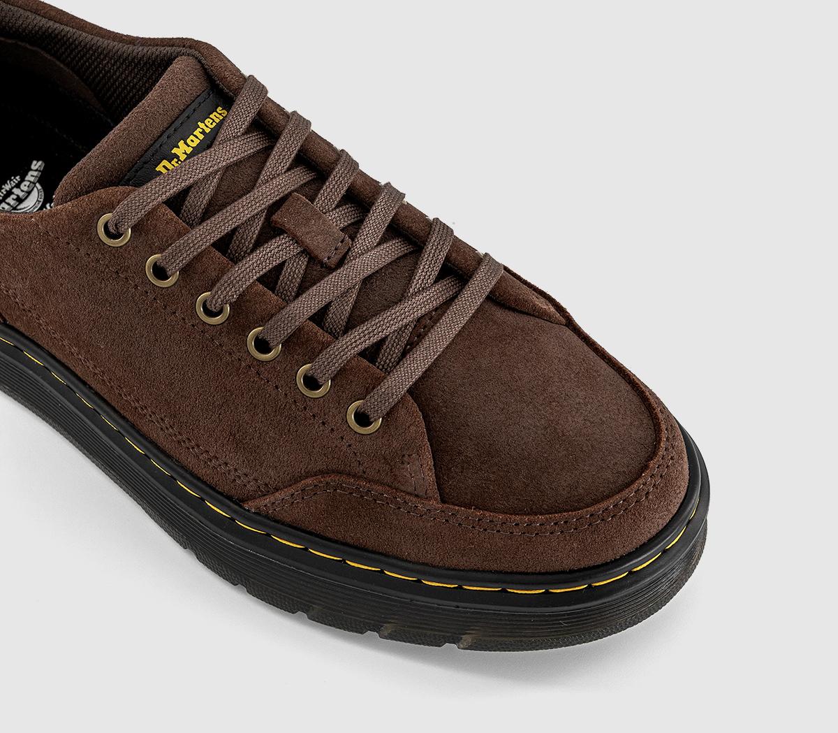 Dr. MartensBrookline 6 Eye ShoesDark Brown Bronx Suede