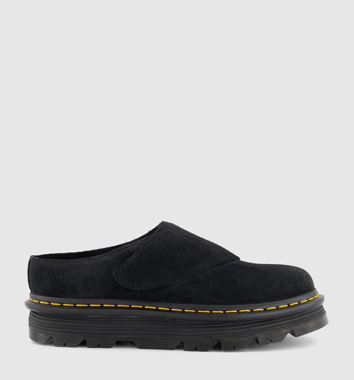 Dr. Martens Zebzag Anywair Mules Black Suede