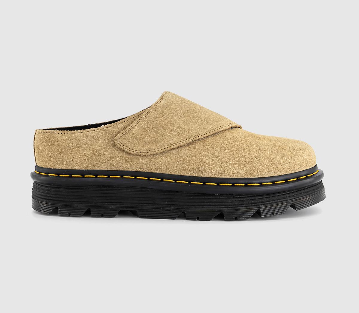 Dr. Martens Mens Zebzag Anywair Mules Savannah Tan, 9