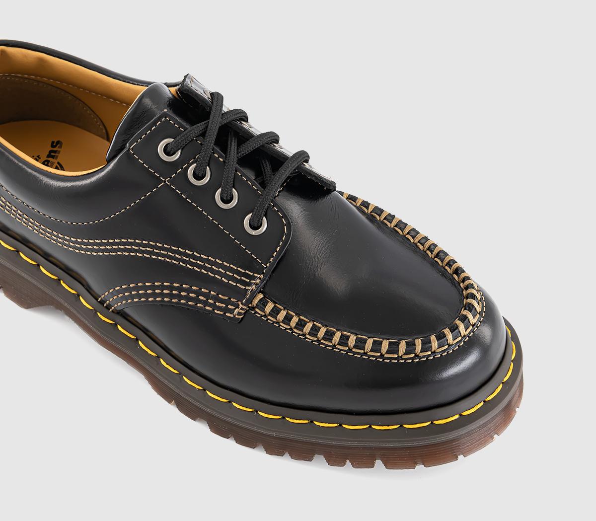 Dr. Martens Lowell Shoes Black Analine - Men's Casual Shoes