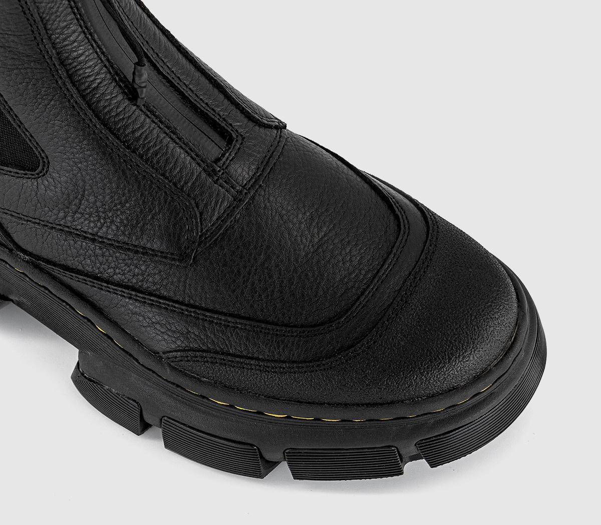 Dr. Martens Dmxl Zip Chelsea Boots Black Lunar - Men's Boots