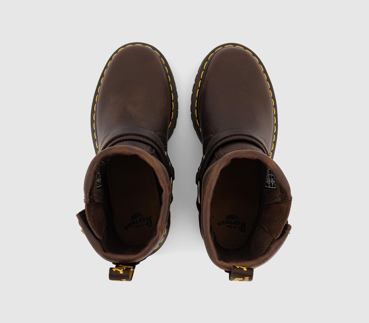 Dr. MartensAnistone Mens Ankle BootsDark Brown Crazy Horse