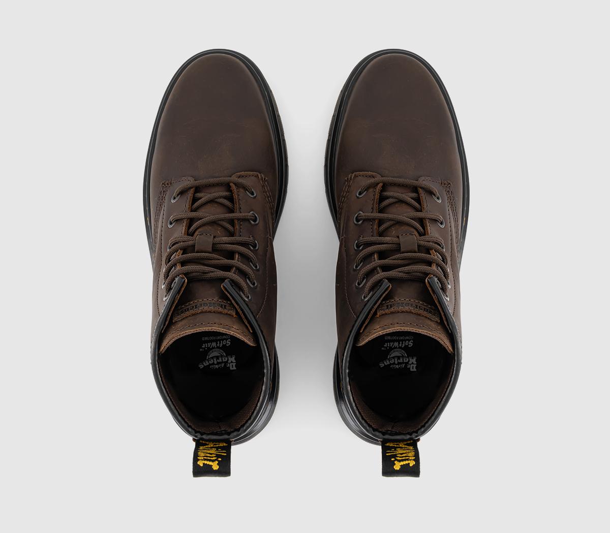 Dr. MartensBrookline Chukka 6 Eye BootsDark Brown Crazy Horse