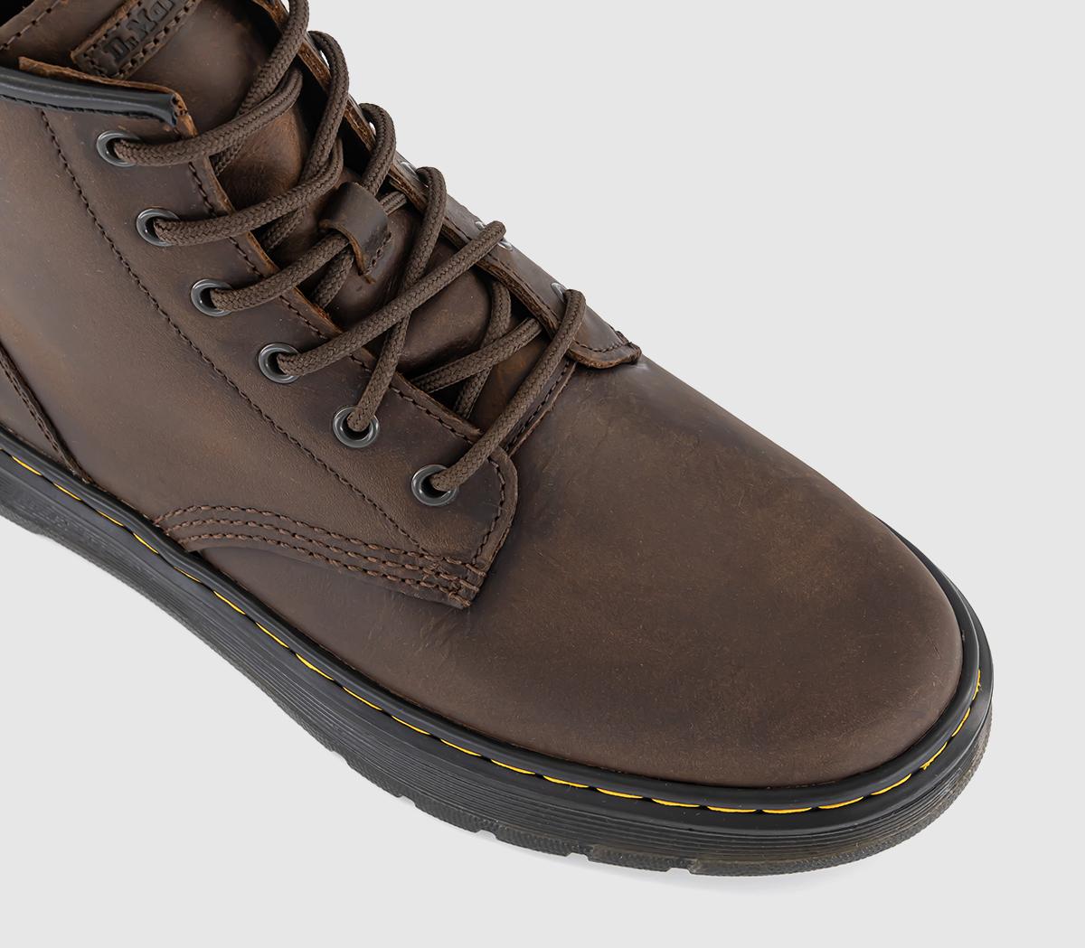 Dr. MartensBrookline Chukka 6 Eye BootsDark Brown Crazy Horse