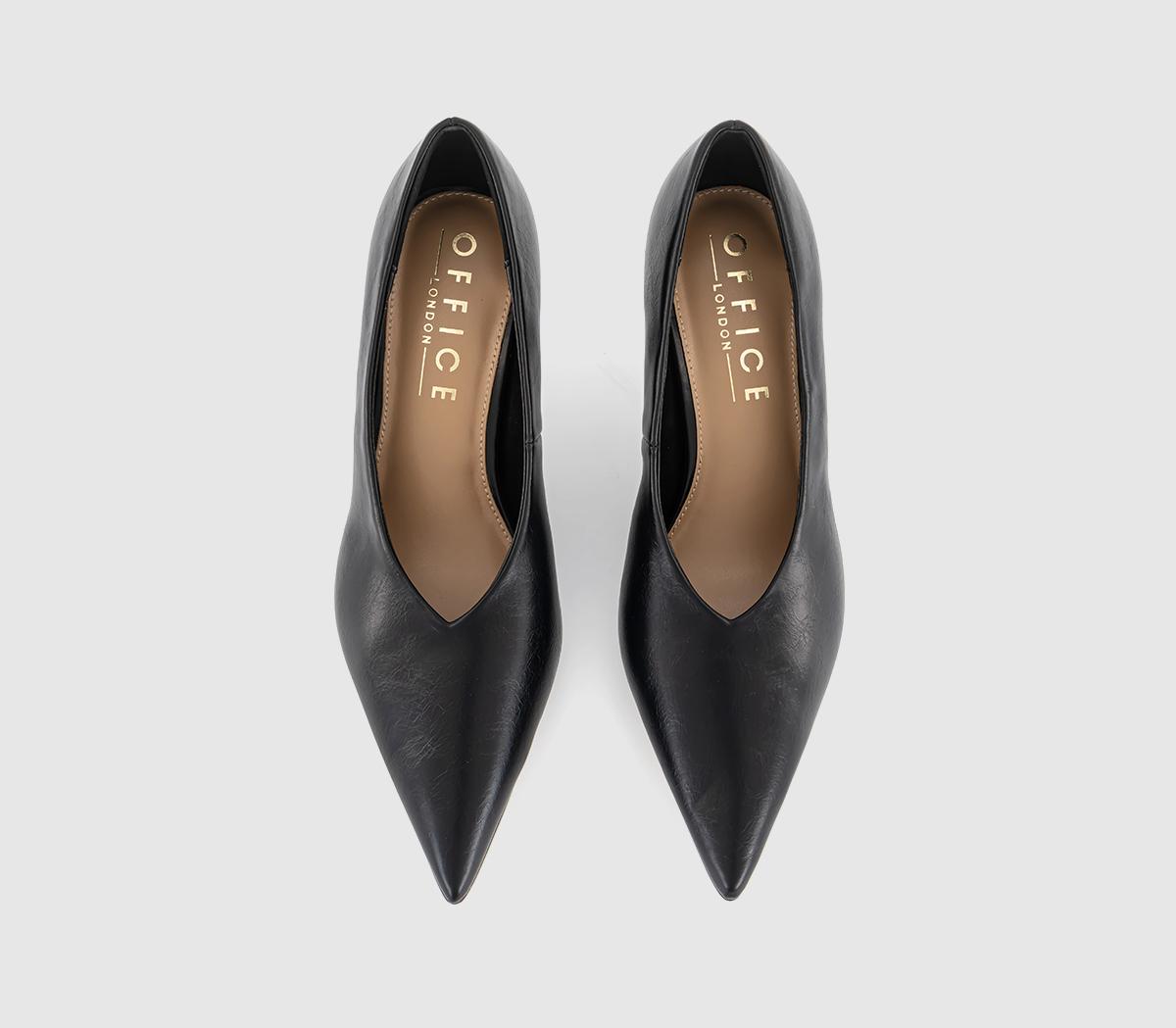 OFFICEMarino High Vamp Court HeelsBlack