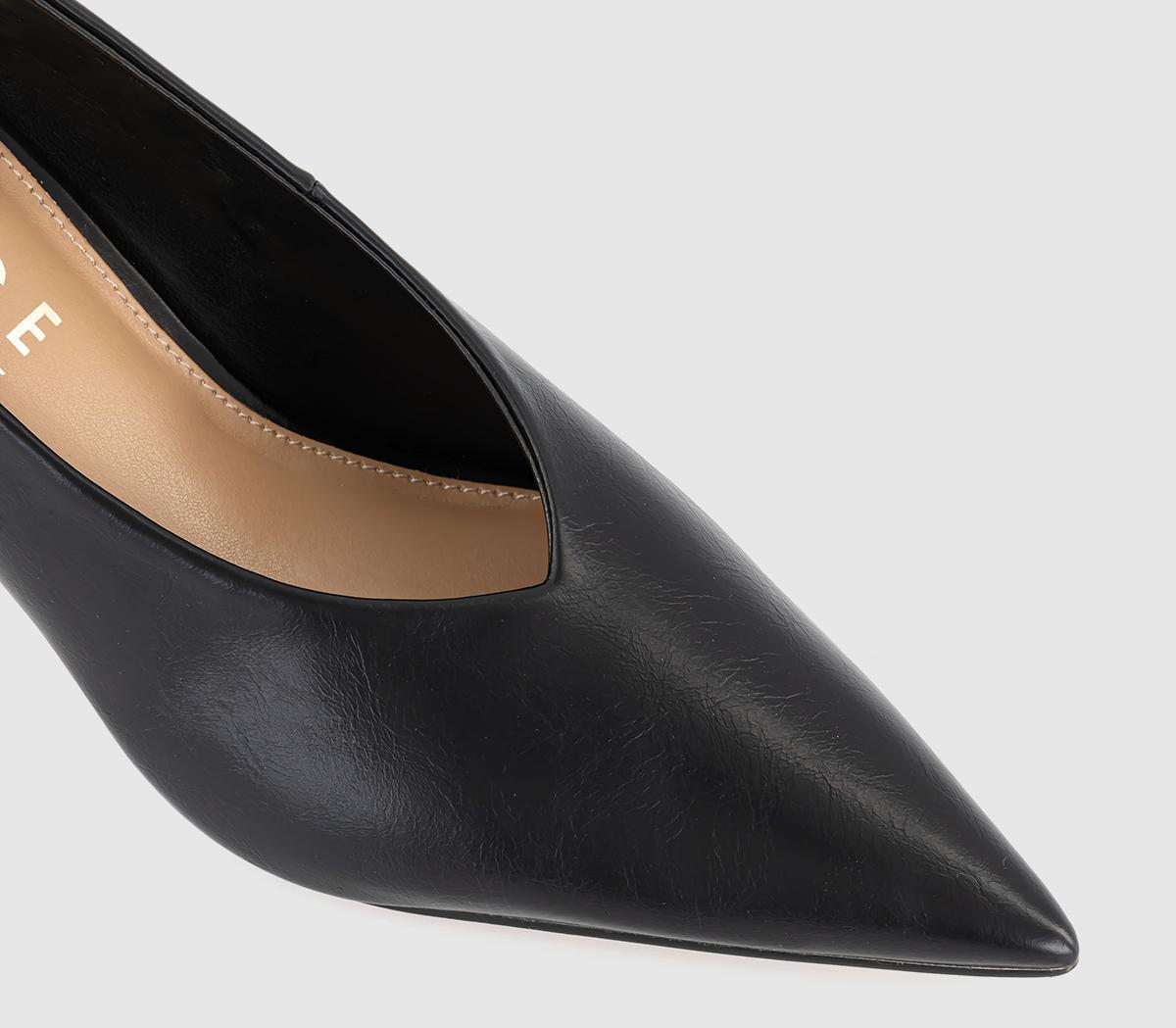 OFFICEMarino High Vamp Court HeelsBlack