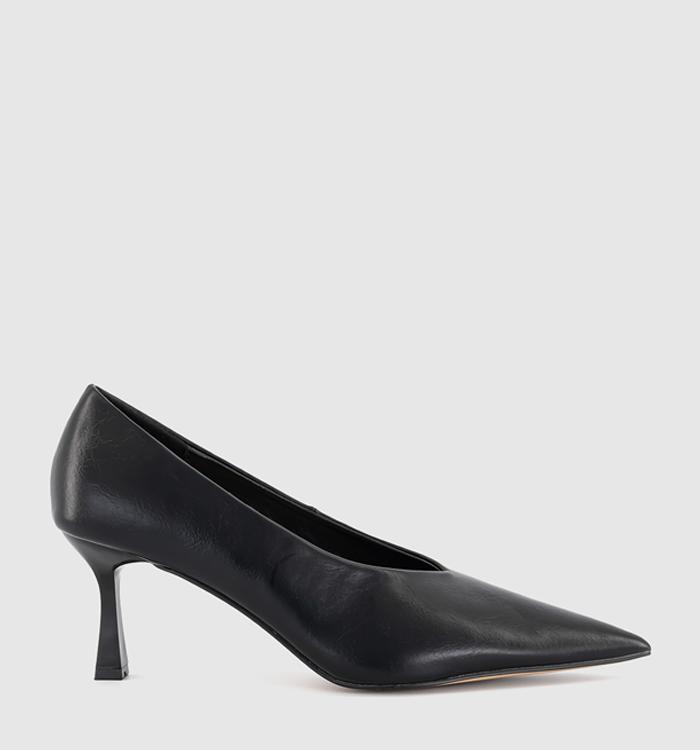OFFICE Marino High Vamp Court Heels Black