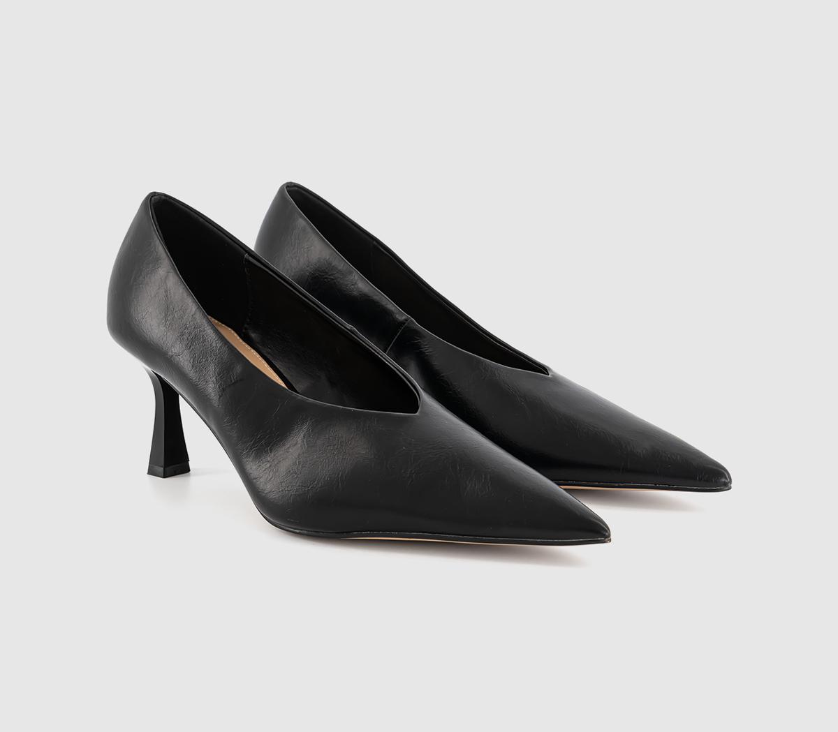 OFFICEMarino High Vamp Court HeelsBlack