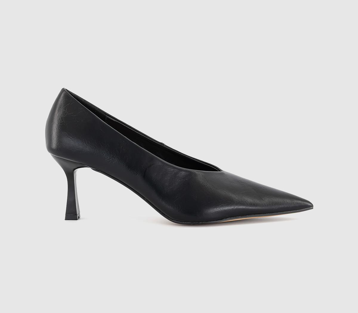 OFFICEMarino High Vamp Court HeelsBlack
