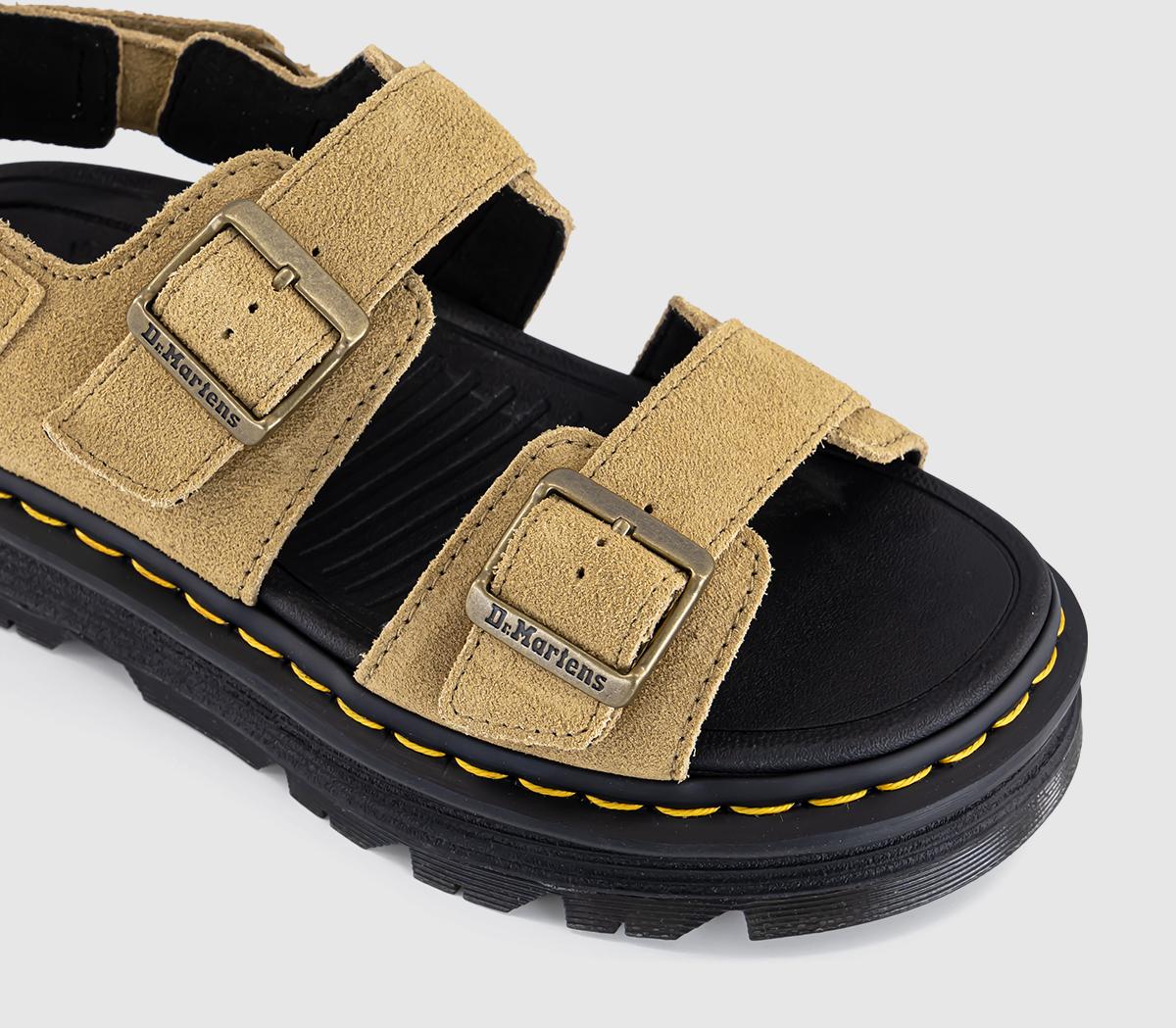 Dr. MartensZebzag SandalsSavannah Tan Suede