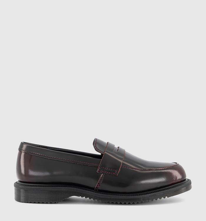 Dr. Martens Temara Penny Loafers Cherry Red Arcadia