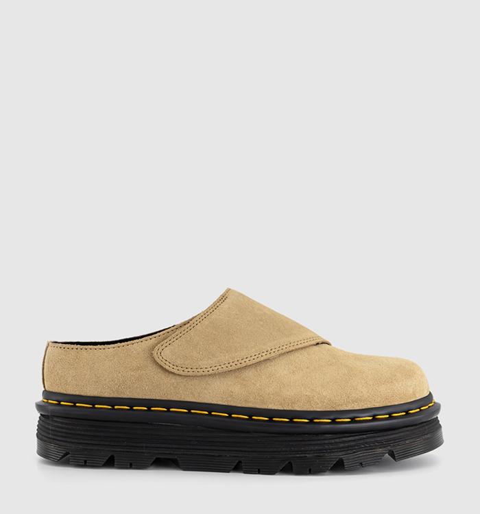 Dr. Martens Zebzag Anywair Mules Savannah Tan