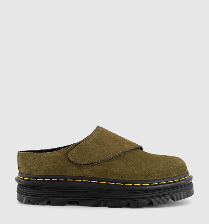 Dr. Martens Zebzag Anywair Mules Olive