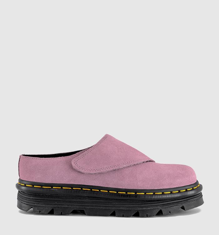 Dr. Martens Zebzag Anywair Mules Dusty Rose Suede