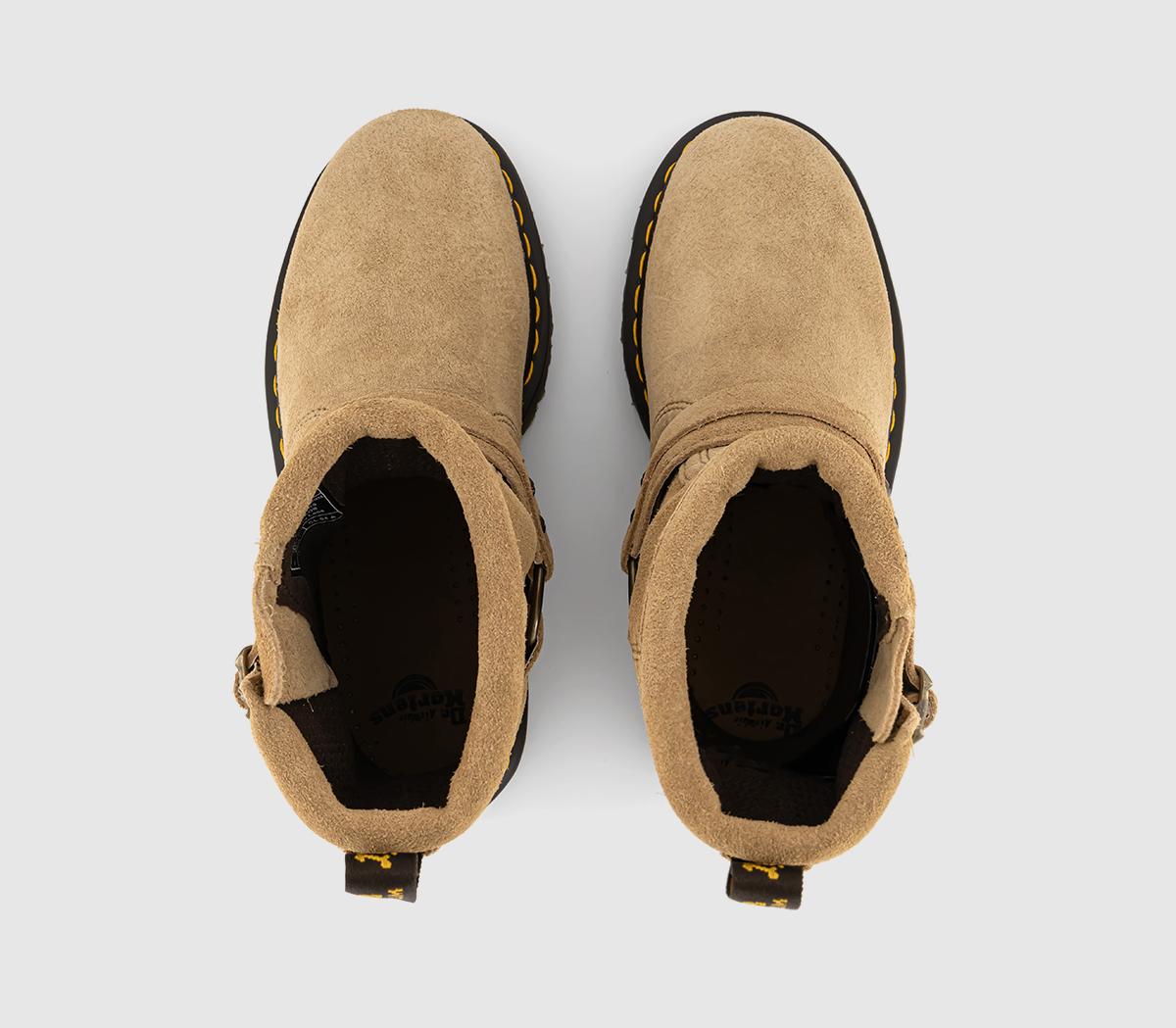 Dr. MartensAnistone Harness Ankle BootsSavannah Tan Suede