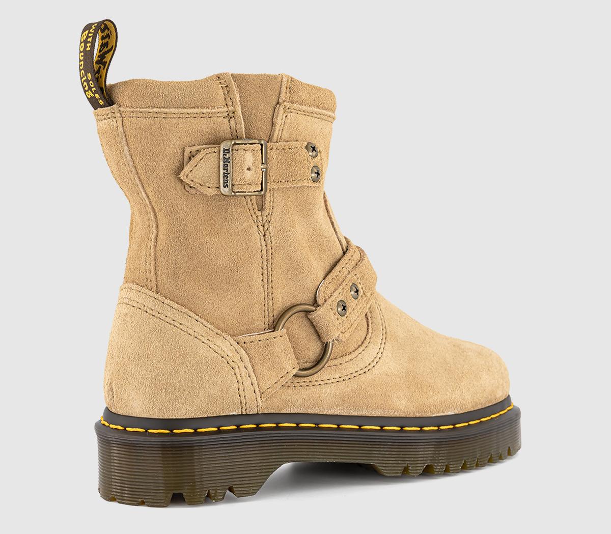 Dr. MartensAnistone Harness Ankle BootsSavannah Tan Suede