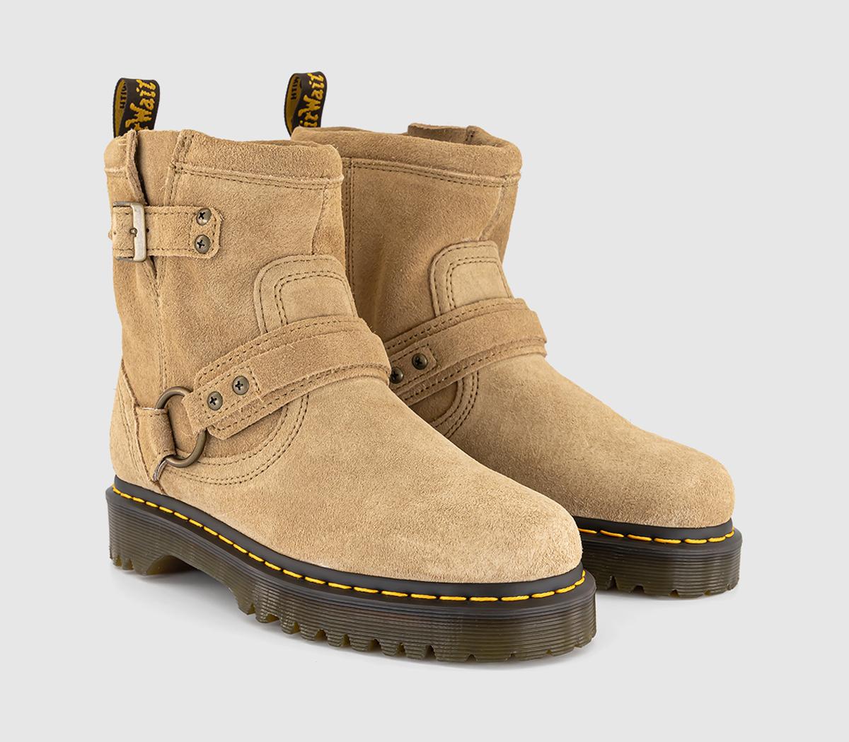 Dr. MartensAnistone Harness Ankle BootsSavannah Tan Suede