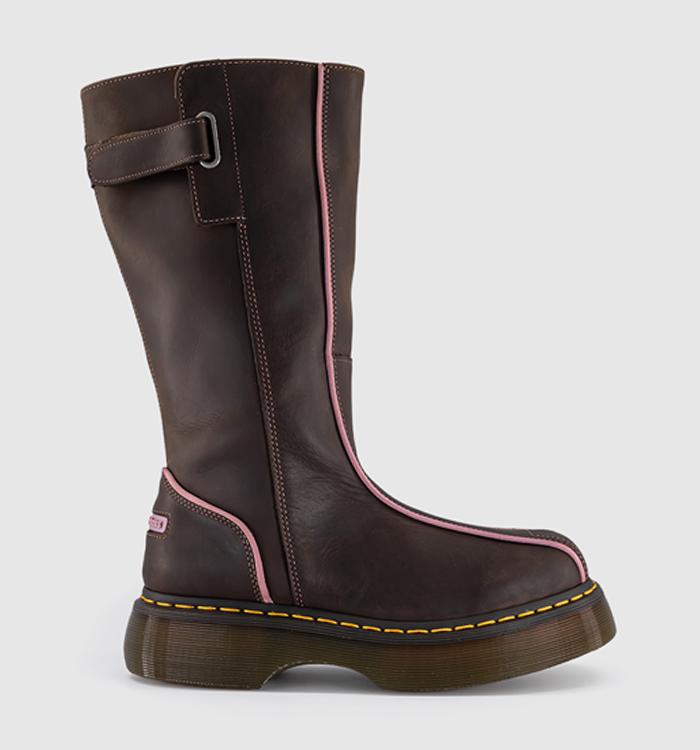 Dr. Martens Buzz Hi Boots Dark Brown Wyoming