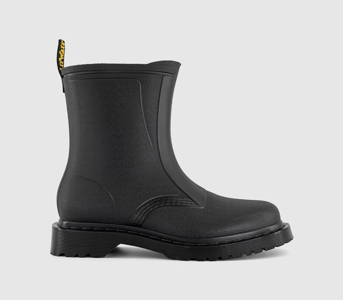 Dr. Martens 1460 Rain Boots  Black in Women's Size 5, Office Shoes