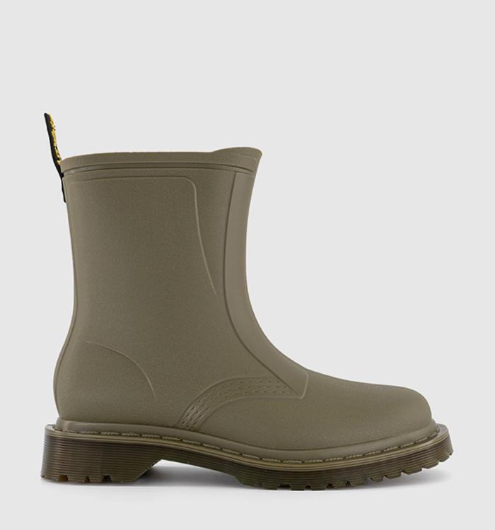 Dr. Martens 1460 Rain Boots Olive