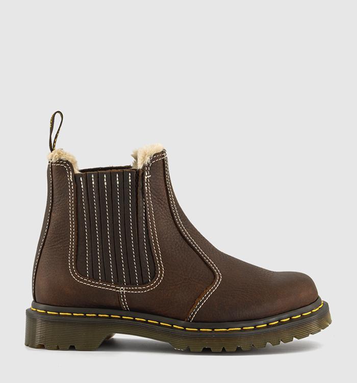 Dr. Martens 2976 Leonore II Boots Dark Brown Grizzly