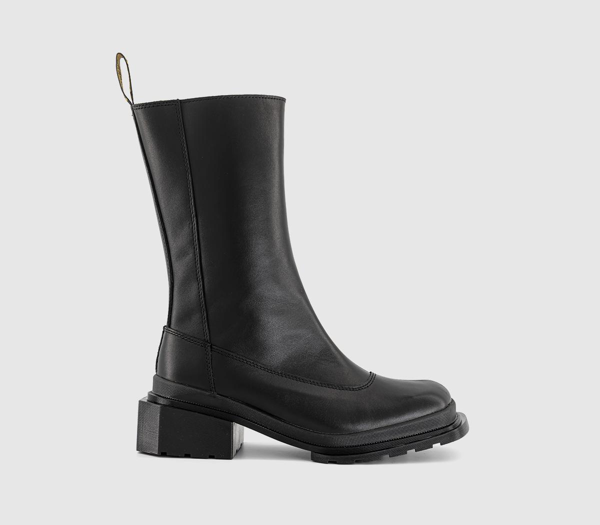 Dr. Martens Maybole Hi Boots Wanama Black in Women's Size 5, Office Shoes