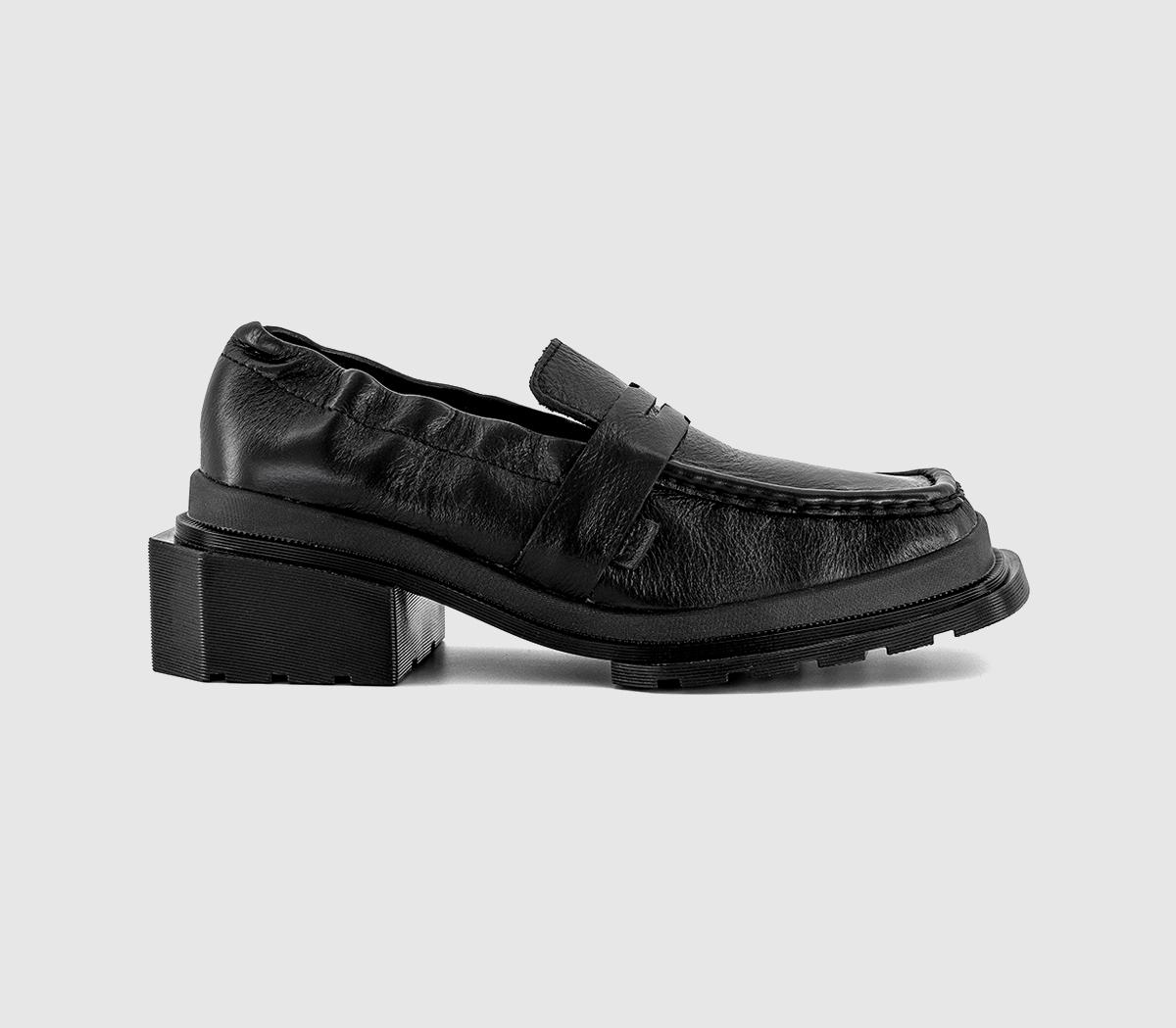 UK8（EU42）ドクターマーチン MAYBOLE LOAFER Dr. Martens Maybole Loafers Black Milled Gloss - Flat Shoes for Women