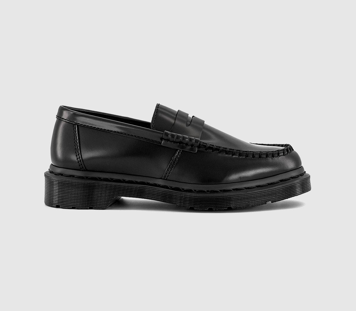 Dr. Martens Penton 84 Loafers Black Polished Smooth - Flat Shoes