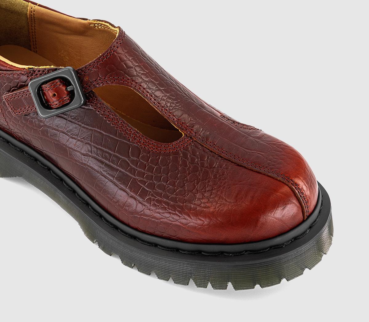 Dr. MartensRejena Mary JanesMocha Brown Analine Croc