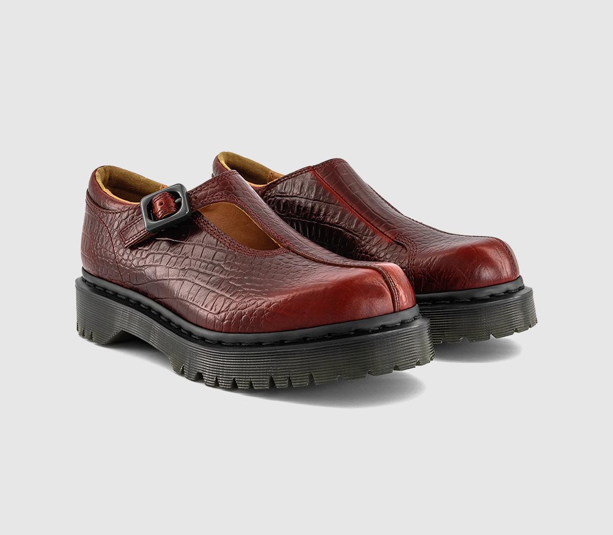 Dr. MartensRejena Mary JanesMocha Brown Analine Croc