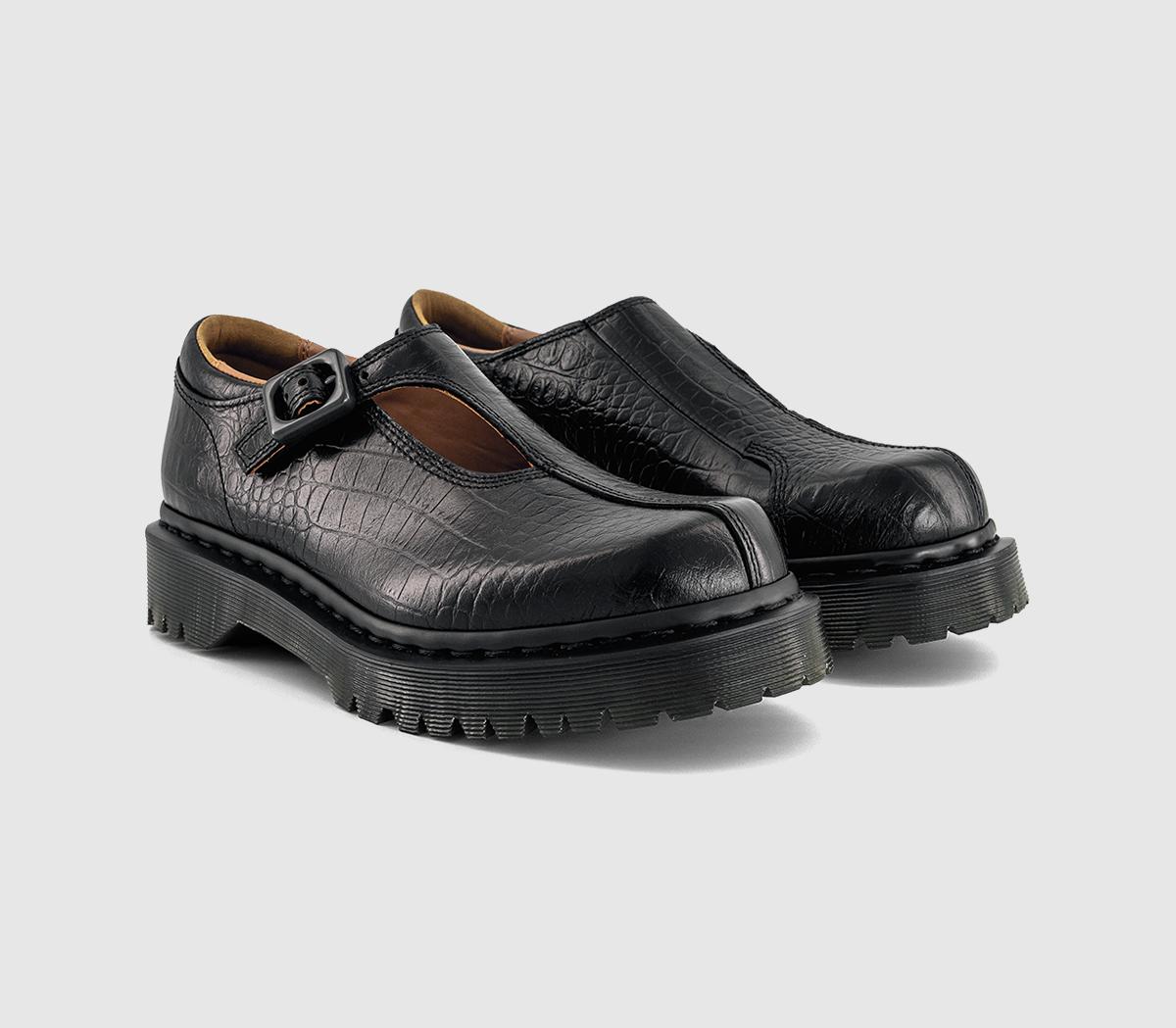 Dr. MartensRejena Mary JanesBlack Analine Croc