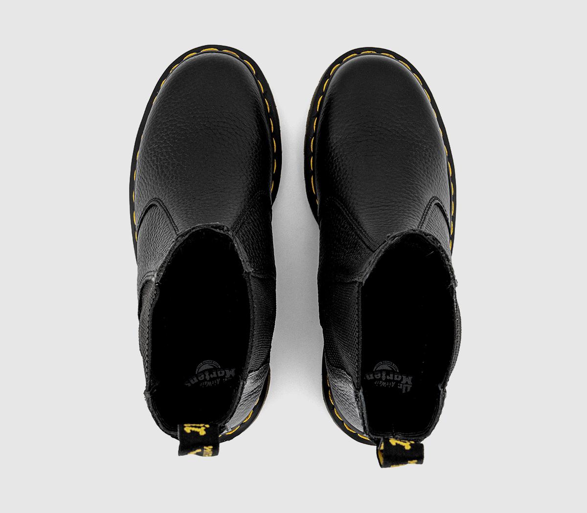 Dr. Martens2976 Hi Chelsea BootsBlack Milled Nappa