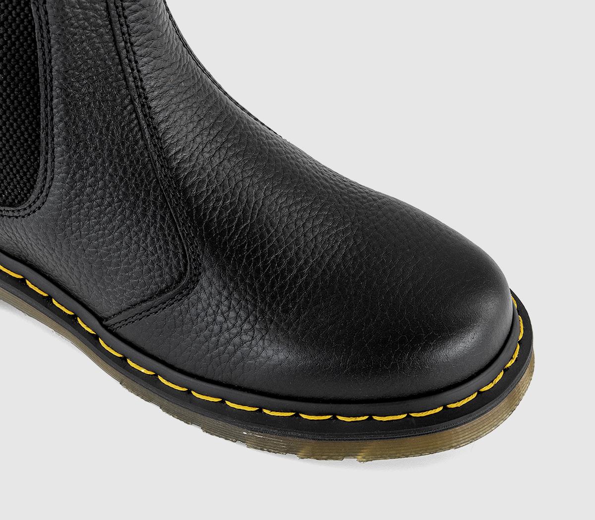 Dr. Martens2976 Hi Chelsea BootsBlack Milled Nappa