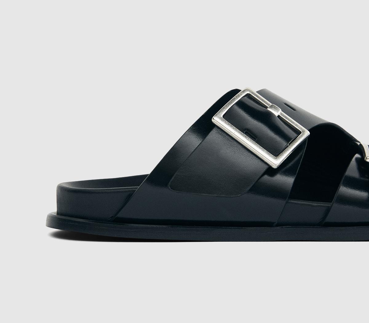 ALOHASAlba SandalBlack Leather