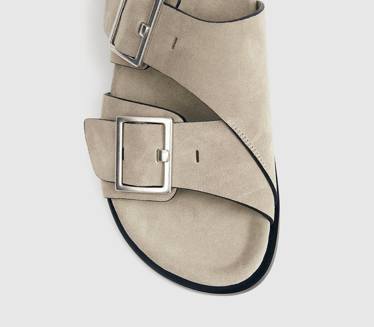 ALOHASAlba SandalBeige Suede