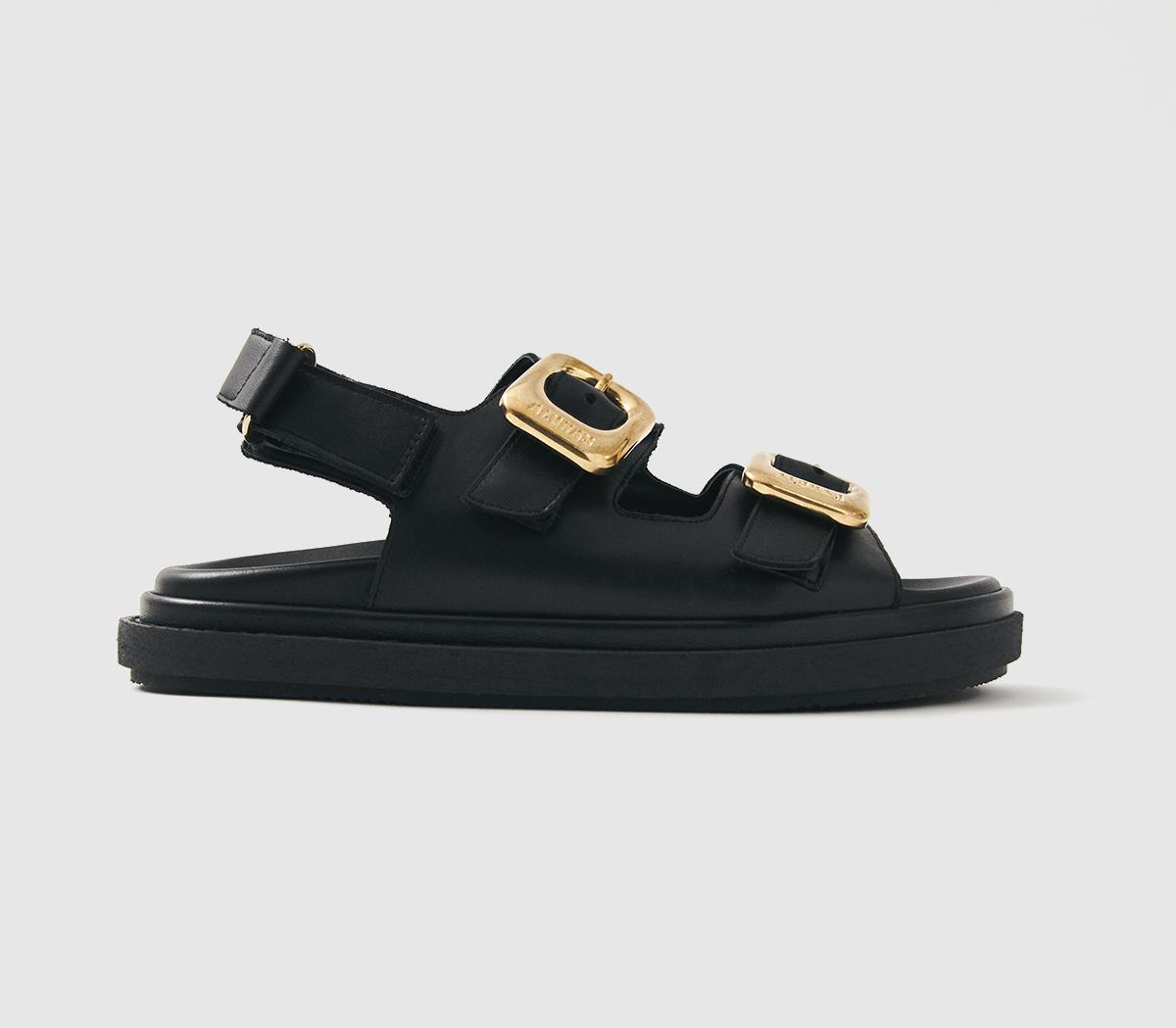 ALOHASDaria SandalBlack Leather