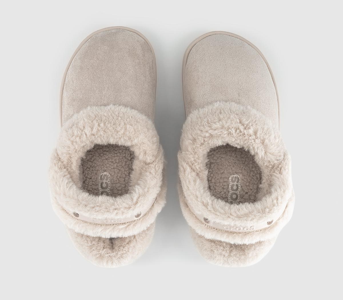 CrocsClassic Unfurgettable Suede ClogsCocoa Creme