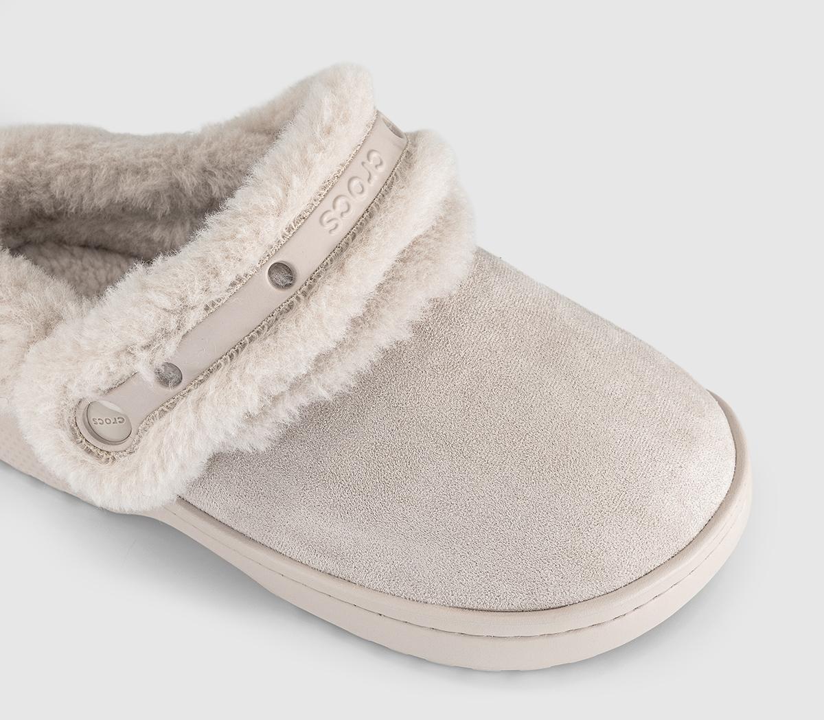 CrocsClassic Unfurgettable Suede ClogsCocoa Creme