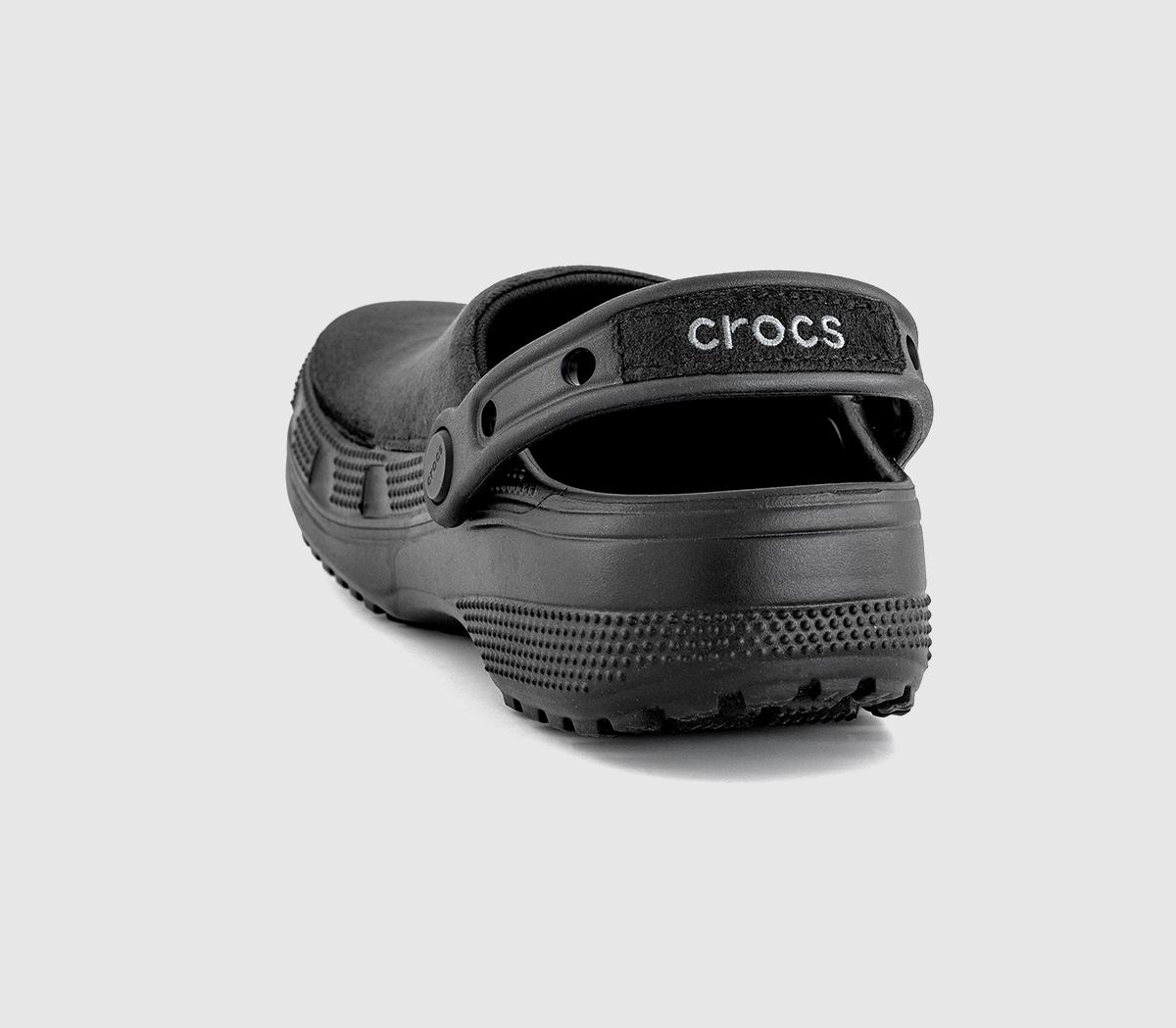 CrocsClassic Crafted Velvet ClogsBlack