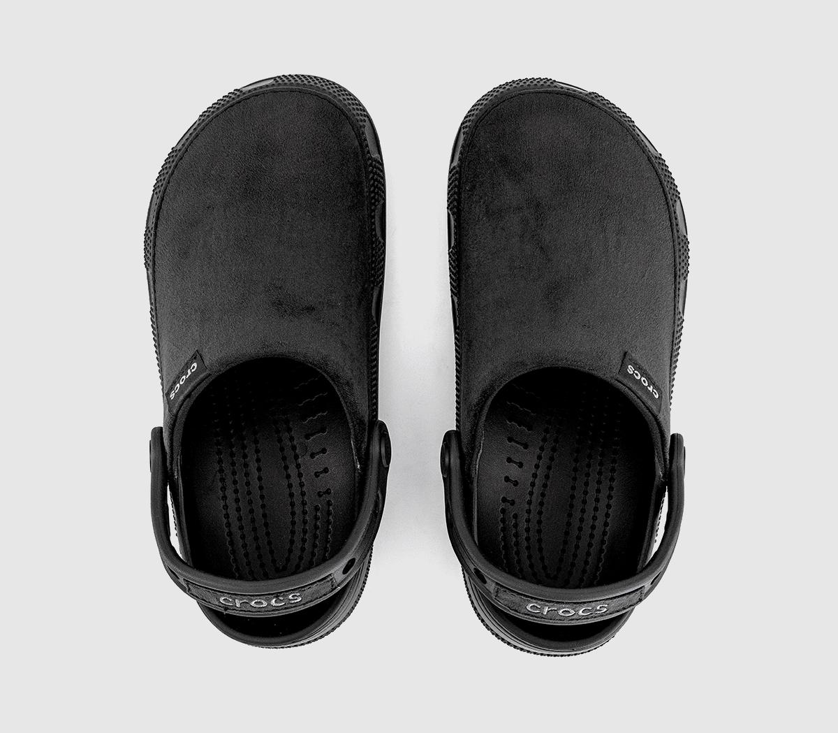 CrocsClassic Crafted Velvet ClogsBlack