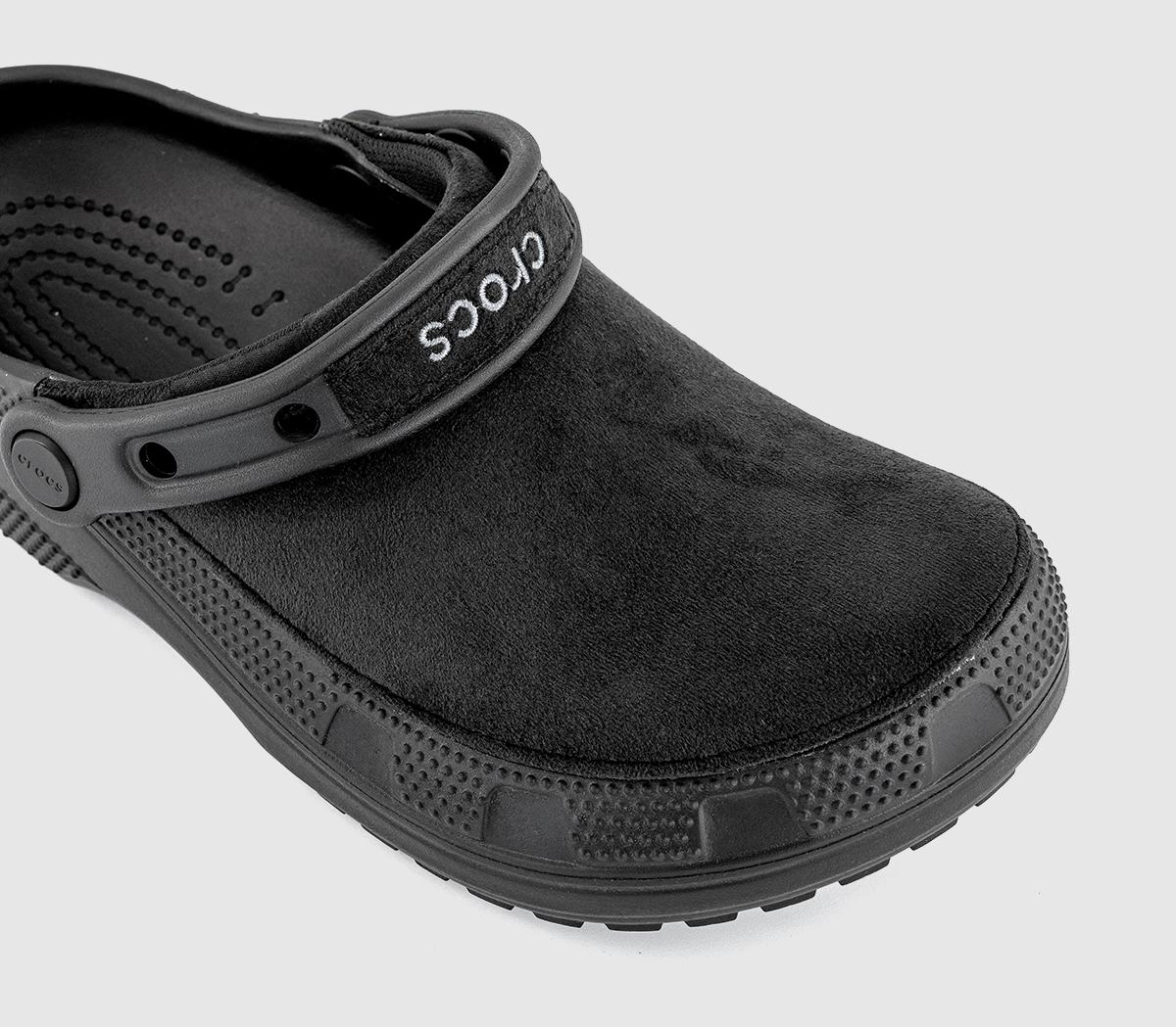 CrocsClassic Crafted Velvet ClogsBlack