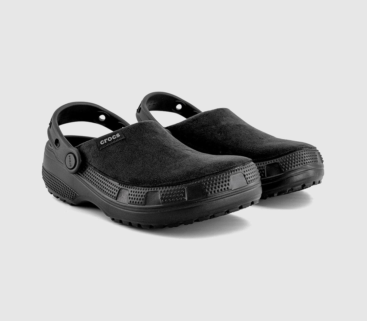 CrocsClassic Crafted Velvet ClogsBlack