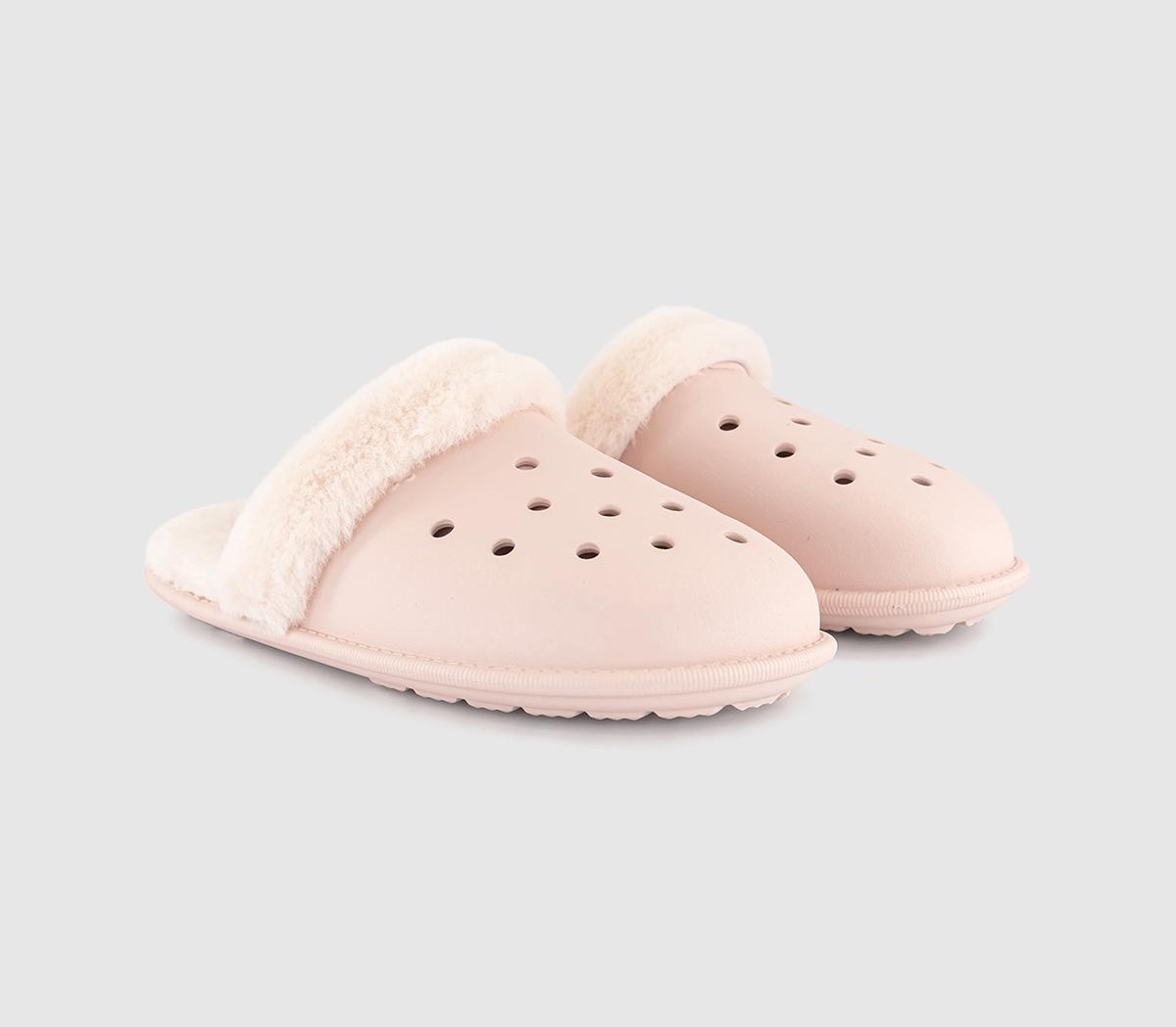 CrocsClassic Fuzz Scuff SlippersQuartz