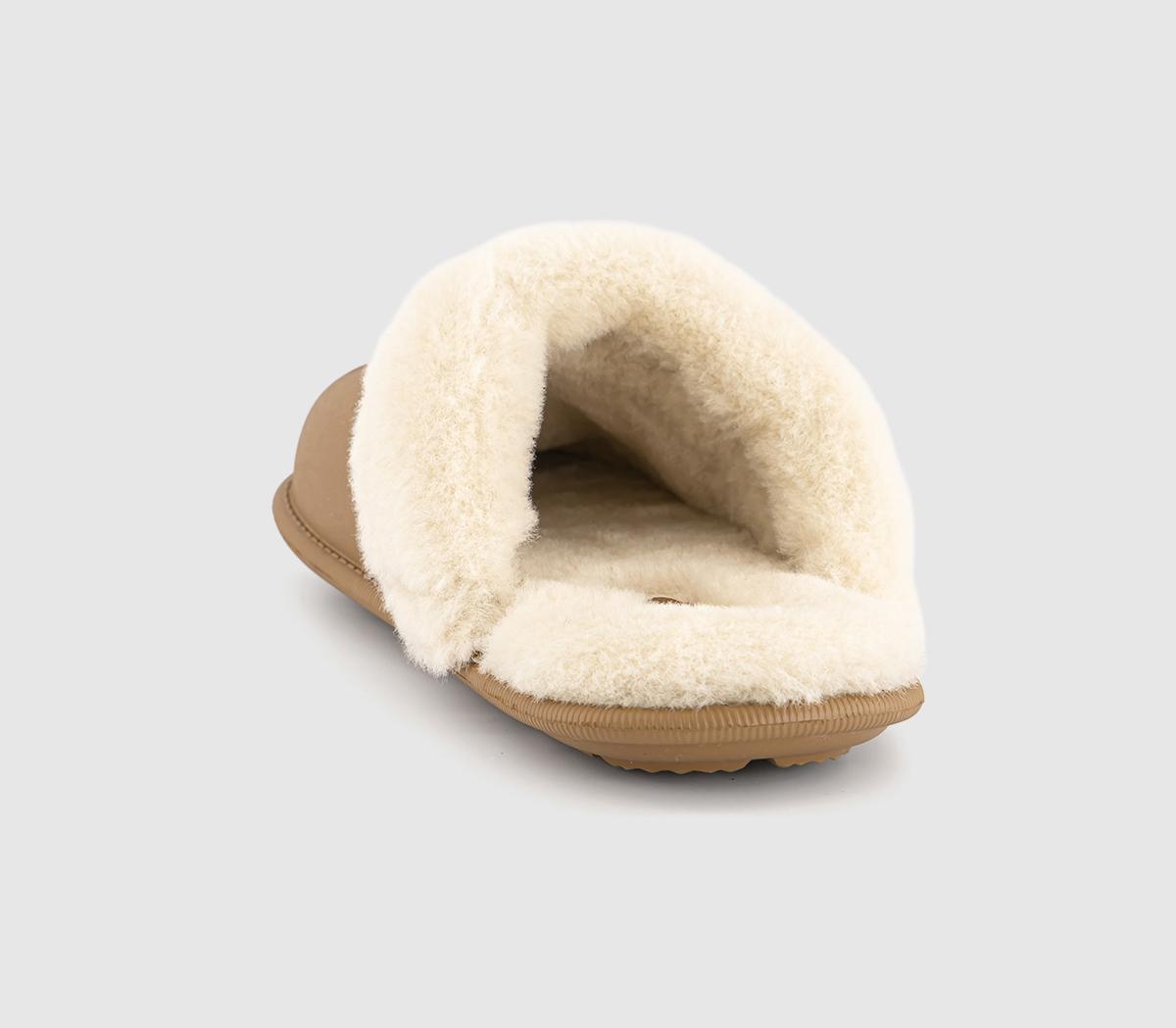 CrocsClassic Fuzz Scuff SlippersSepia