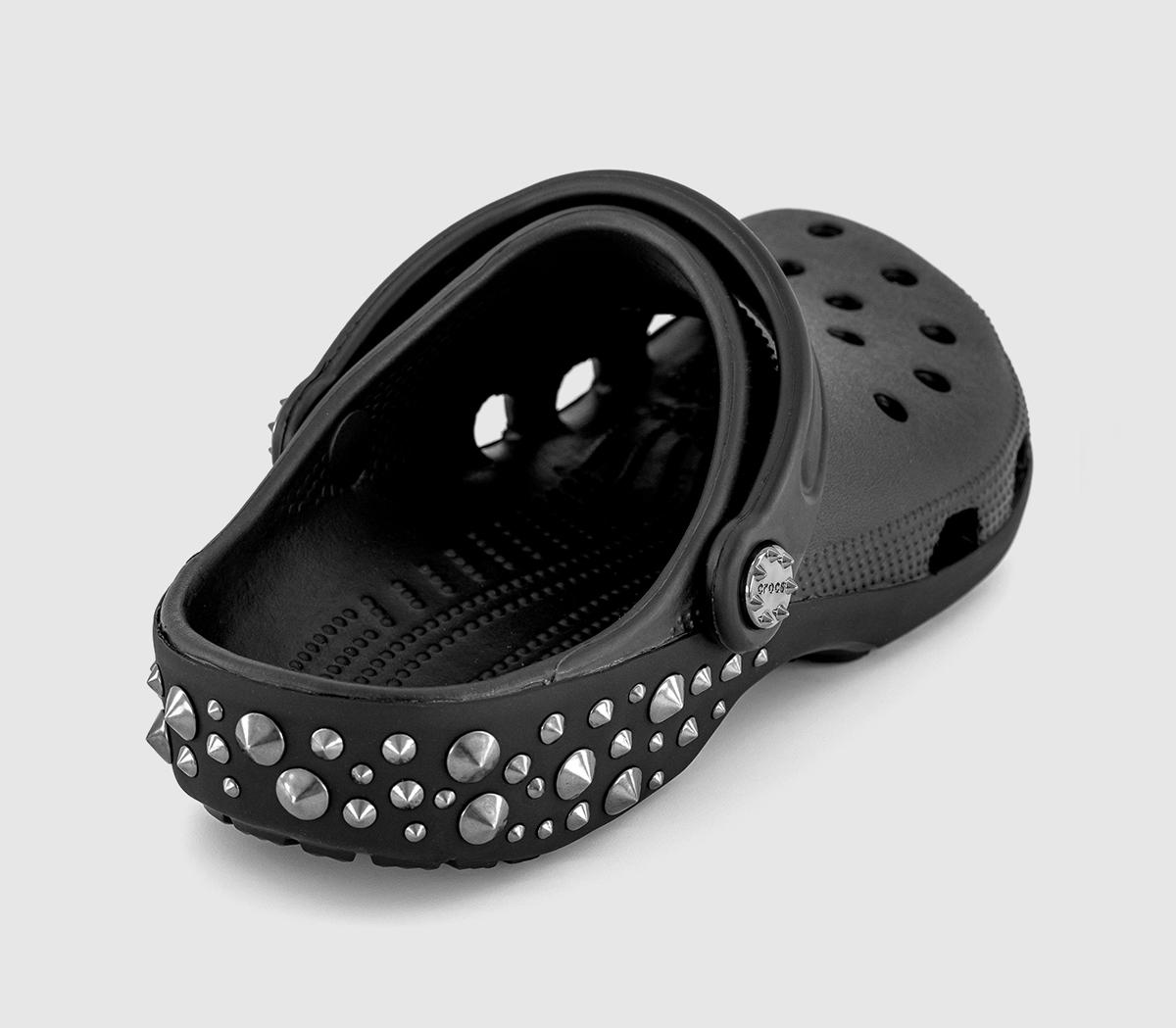 CrocsClassic Studded ClogsBlack